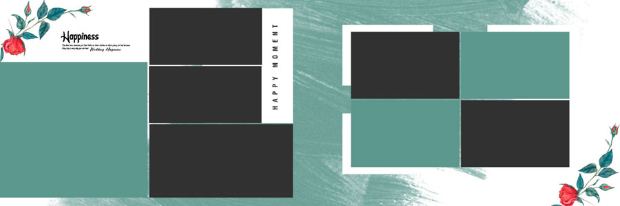Latest Floral Wedding Album PSD 12x36 Designs 2025