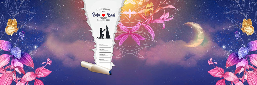 Latest Floral Wedding Album PSD 12x36 Designs 2025