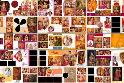 20 Vidhi Wedding Album Design 12x36 PSD Templates