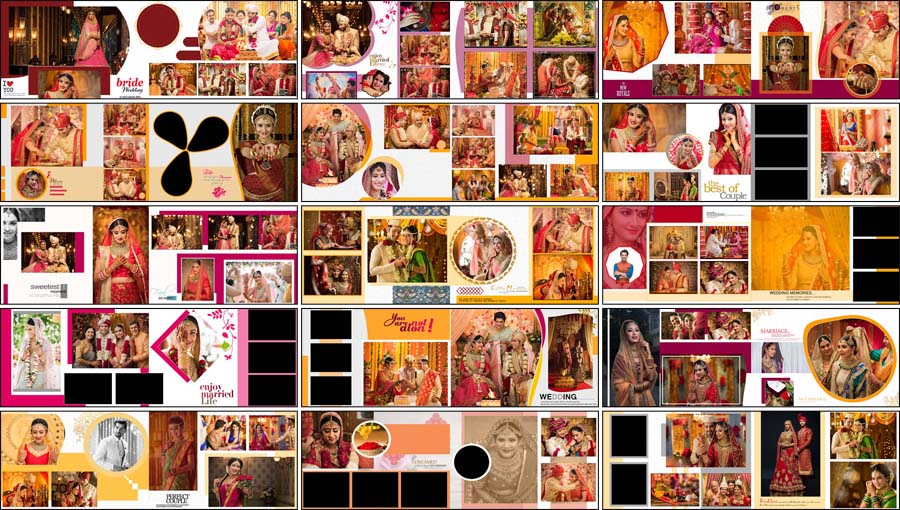 20 Vidhi Wedding Album Design 12x36 PSD Templates 20 Vidhi Wedding Album Design 12x36 PSD Templates