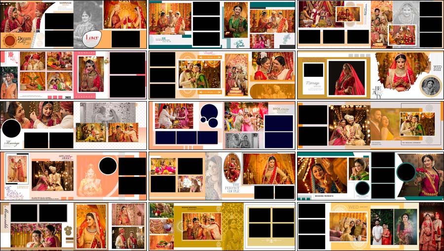 30 New Wedding Photo Album 12x36 Inner PSD Templates 30 New Wedding Photo Album 12x36 Inner PSD Templates