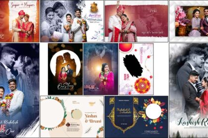 20 Free Indian Wedding Album Cover PSD 12x18 Designs 2025