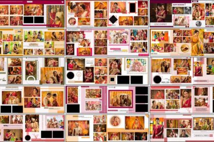 Creative 12x36 Wedding Album PSD Templates 2025