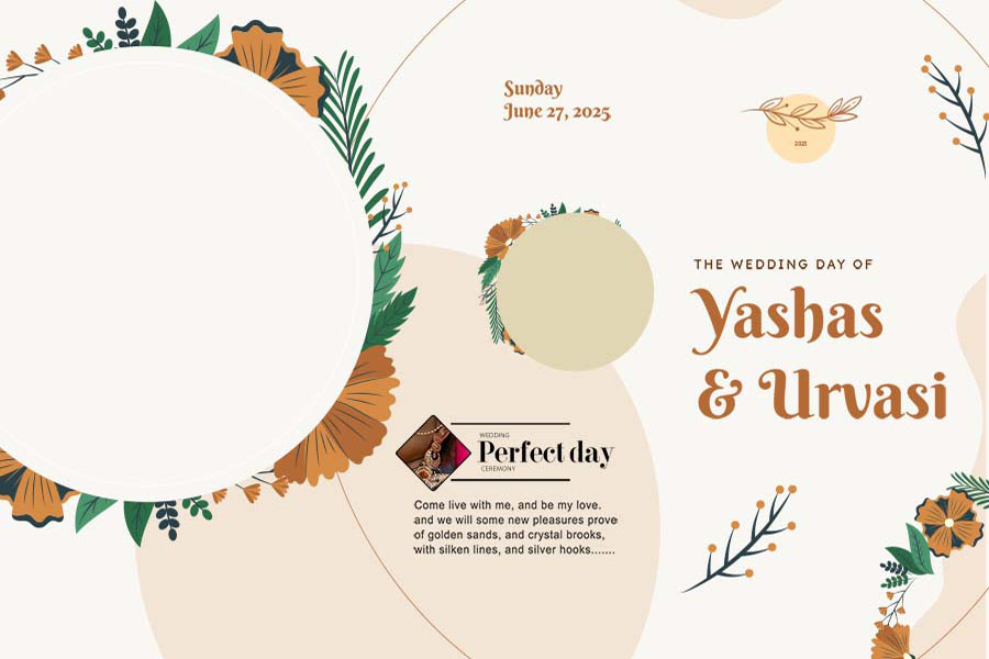 Free Indian Wedding Album Cover PSD 12x18 Designs 2025