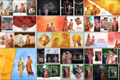 20 New Marathi Wedding Album Design PSD 12x36, 12x18