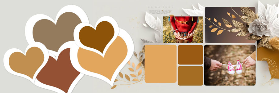 Editable Baby Shower Album 12x36 PSD Design Sheet