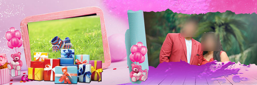 Modern Baby Shower Album PSD Template 12x36 Layout