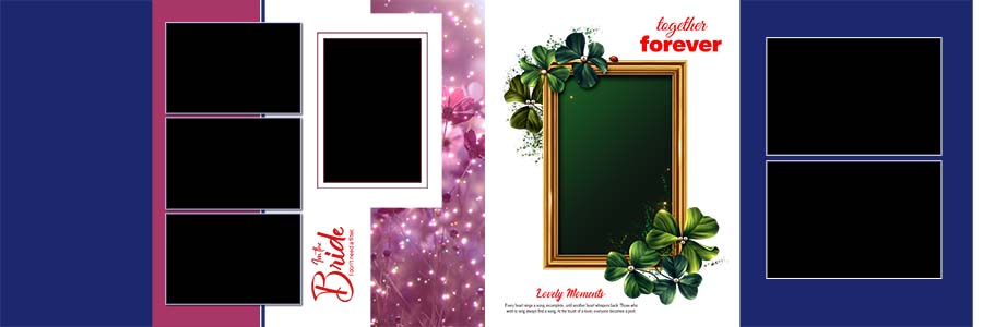 Elegant 12x36 Wedding Album Design PSD Layouts Free Download