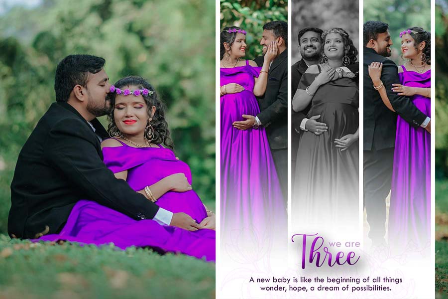 full album set 12x36 PSD template 300 dpi complete maternity couple collection