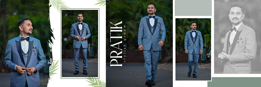 Marathi wedding photography album layout design 12x36