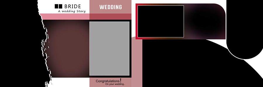 Elegant wedding album background PSD for Photoshop designers