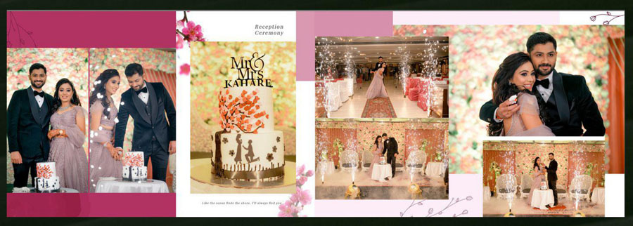 12x36 wedding album Photoshop PSD template