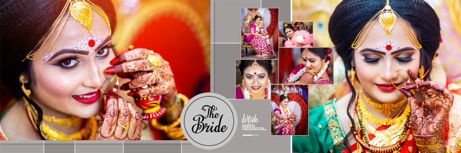 12x36 pre-wedding album PSD design collection preview